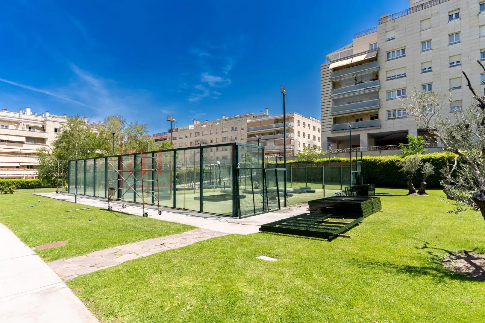 Garten von Wohnung zum Verkauf in Madrid mit Klimaanlage, Heizung und Privatgarten