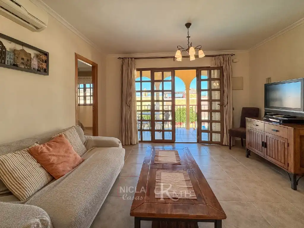 Sala de estar de Apartamento en venta en Cuevas del Almanzora con Aire acondicionado, Terraza y Amueblado