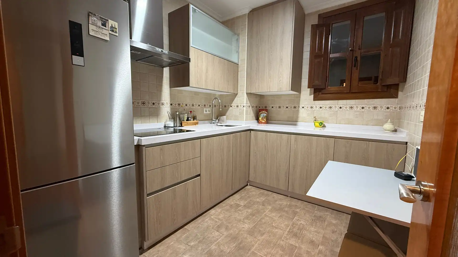 Cocina de Piso en venta en Chinchilla de Monte-Aragón con Calefacción, Parquet y Lavadora
