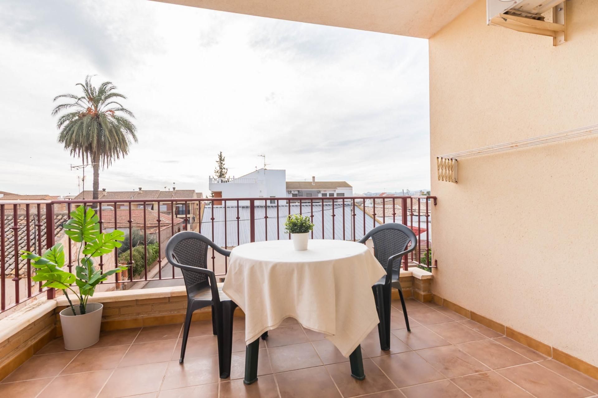 Balcony of Flat for sale in  Murcia Capital  with Air Conditioner, Heating and Terrace