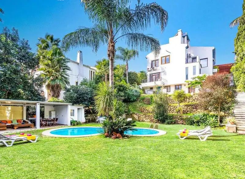 Jardí de Casa o xalet de lloguer en Marbella amb Aire condicionat, Calefacció i Jardí privat