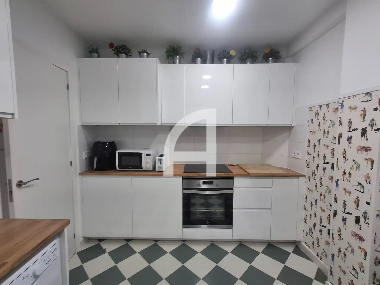 Kitchen of Flat for sale in Vigo   with Heating and Furnished