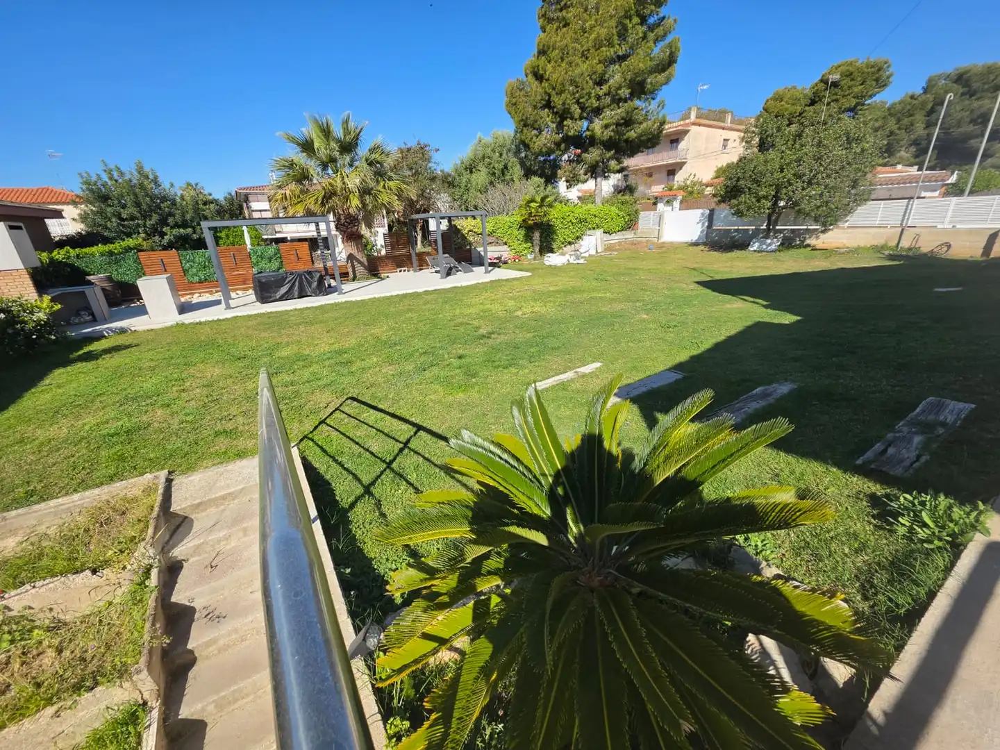 Garden of Houses for sale in Cunit  with Air Conditioner, Heating and Private garden
