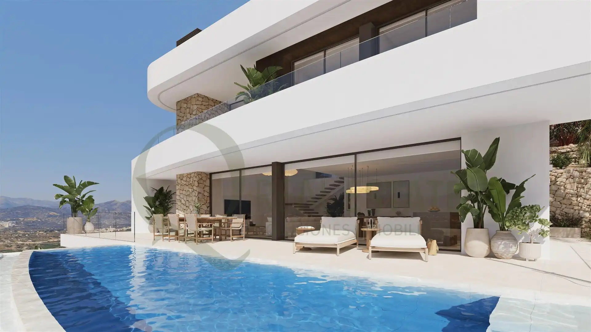 Neubau-Villa mit Balkon zum Verkauf in Urbanización Cumbre del Sol 1, imagen 11