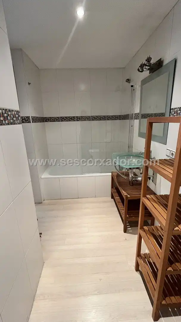 Badezimmer von Wohnung zur Miete in  Palma de Mallorca mit Klimaanlage, Möbliert und Fernseher