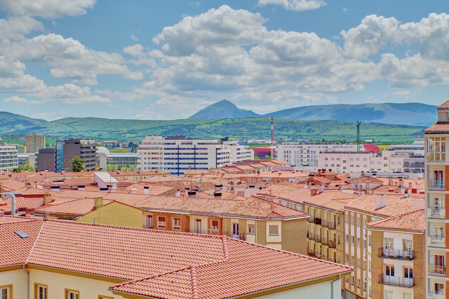 Exterior view of Flat for sale in  Pamplona / Iruña  with Heating, Parquet flooring and Terrace