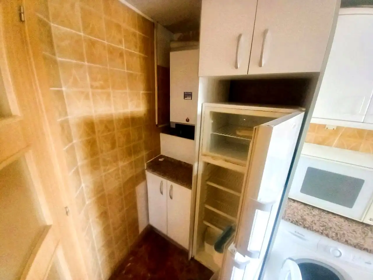 Küche von Wohnung zum Verkauf in Borja mit Heizung, Möbliert und Balkon