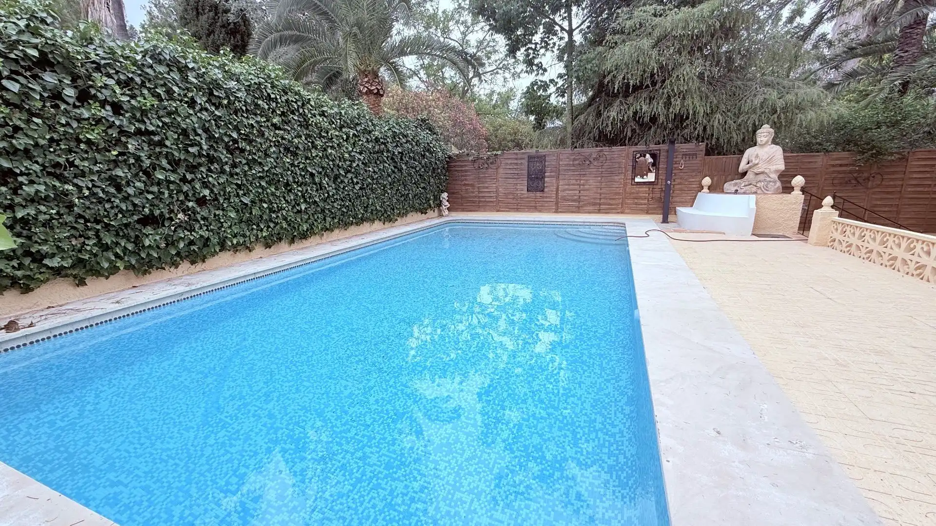 Piscina de Casa o xalet de lloguer en L'Alfàs del Pi amb Aire condicionat, Jardí privat i Piscina
