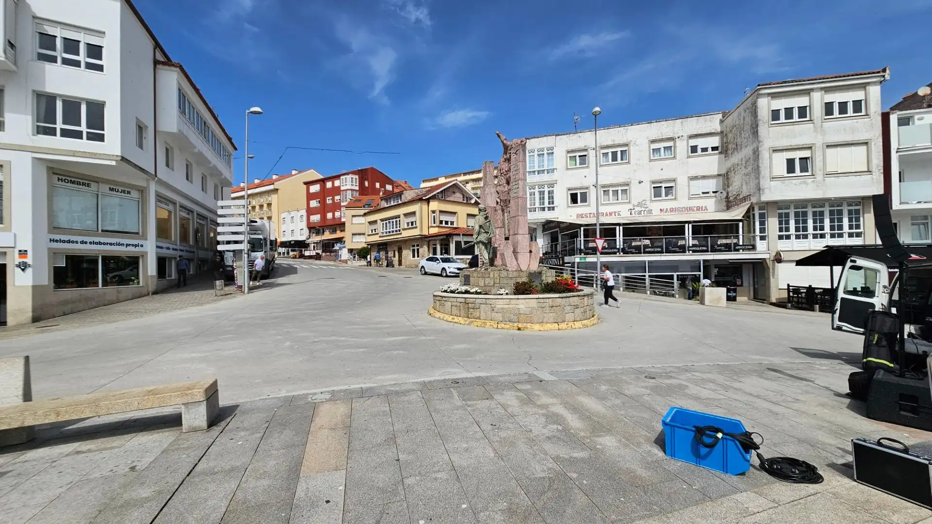 Exterior view of Flat for sale in Fisterra  with Heating, Storage room and Balcony
