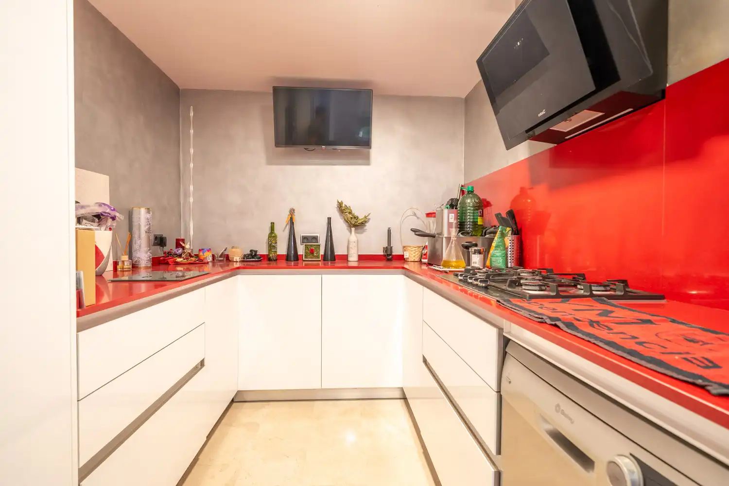 Cocina de Dúplex en venta en Badalona con Aire acondicionado, Calefacción y Terraza