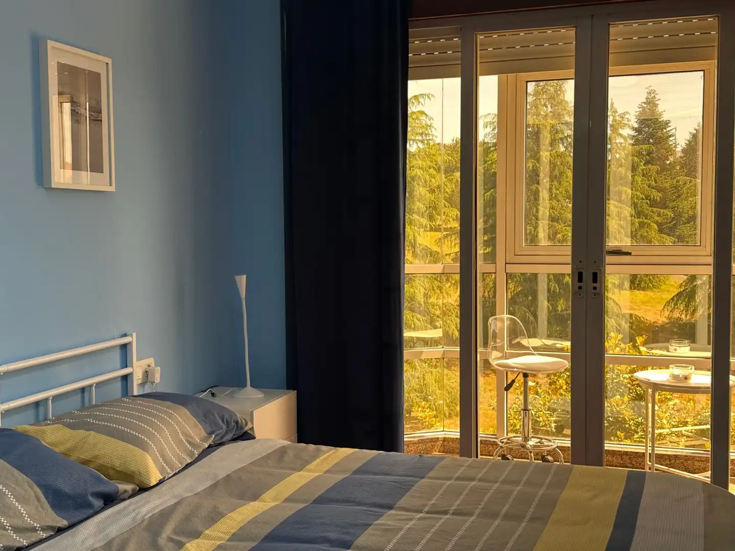 Bedroom of Flat for rent in Santiago de Compostela   with Heating, Furnished and Oven