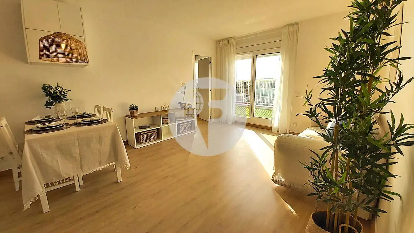 Wohnzimmer von Dachboden zum Verkauf in Rubí mit Terrasse