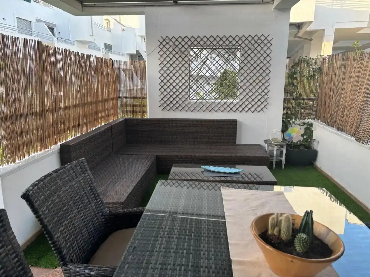Terrasse von Wohnung zur Miete in La Cala Golf - Lagar Martell