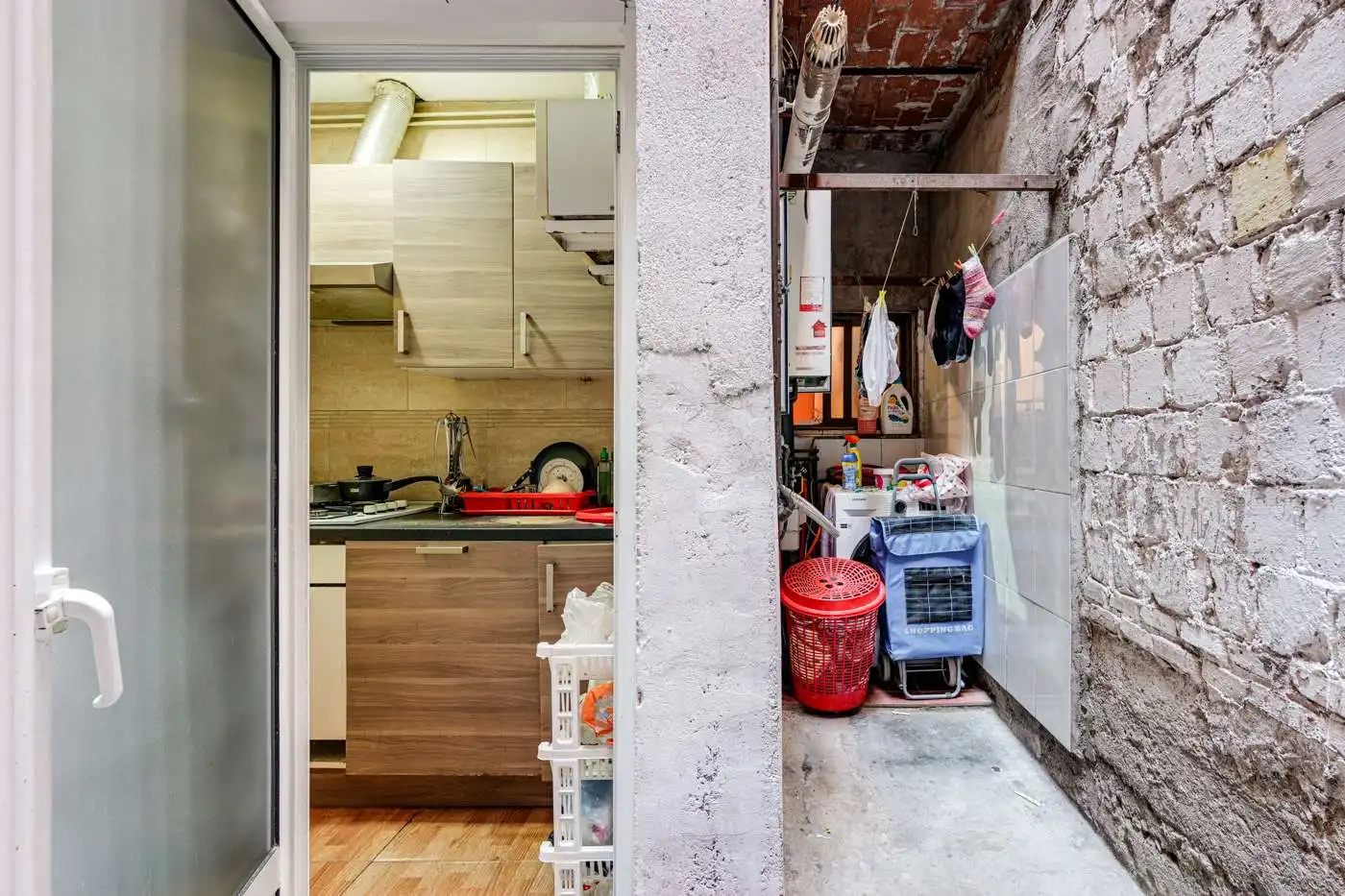 Küche von Wohnung zum Verkauf in Barcelona mit Heizung und Möbliert