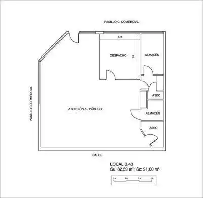 Habitación de Local en venta en Poio