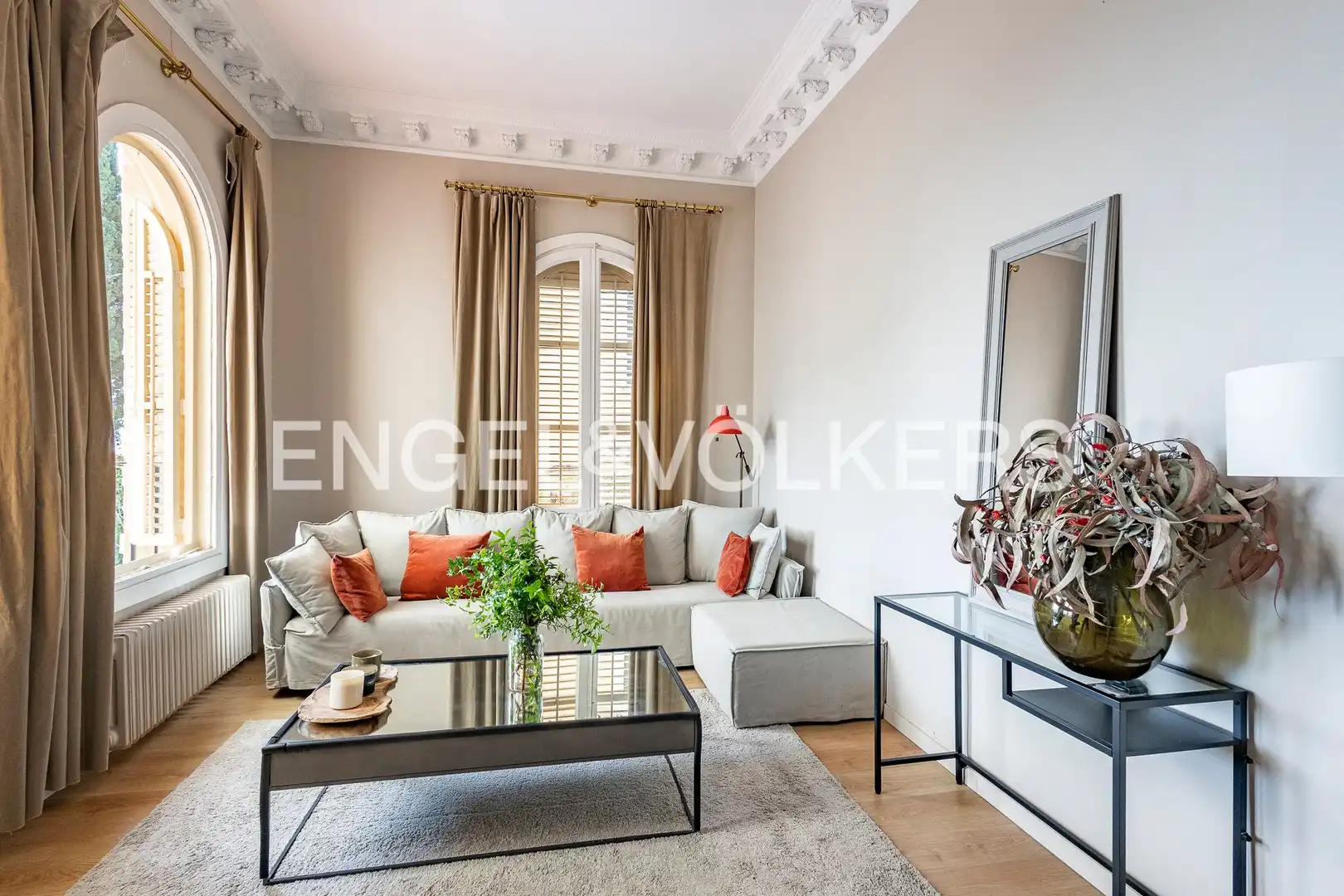 Sala de estar de Piso en venta en Barcelona con Calefacción y Terraza