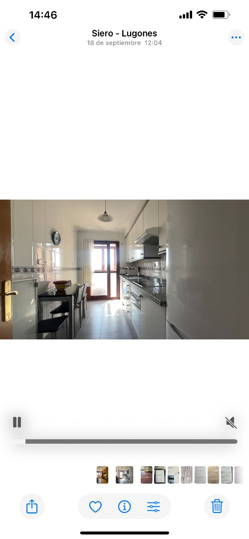 Kitchen of Apartment to rent in Siero  with Heating, Parquet flooring and Storage room