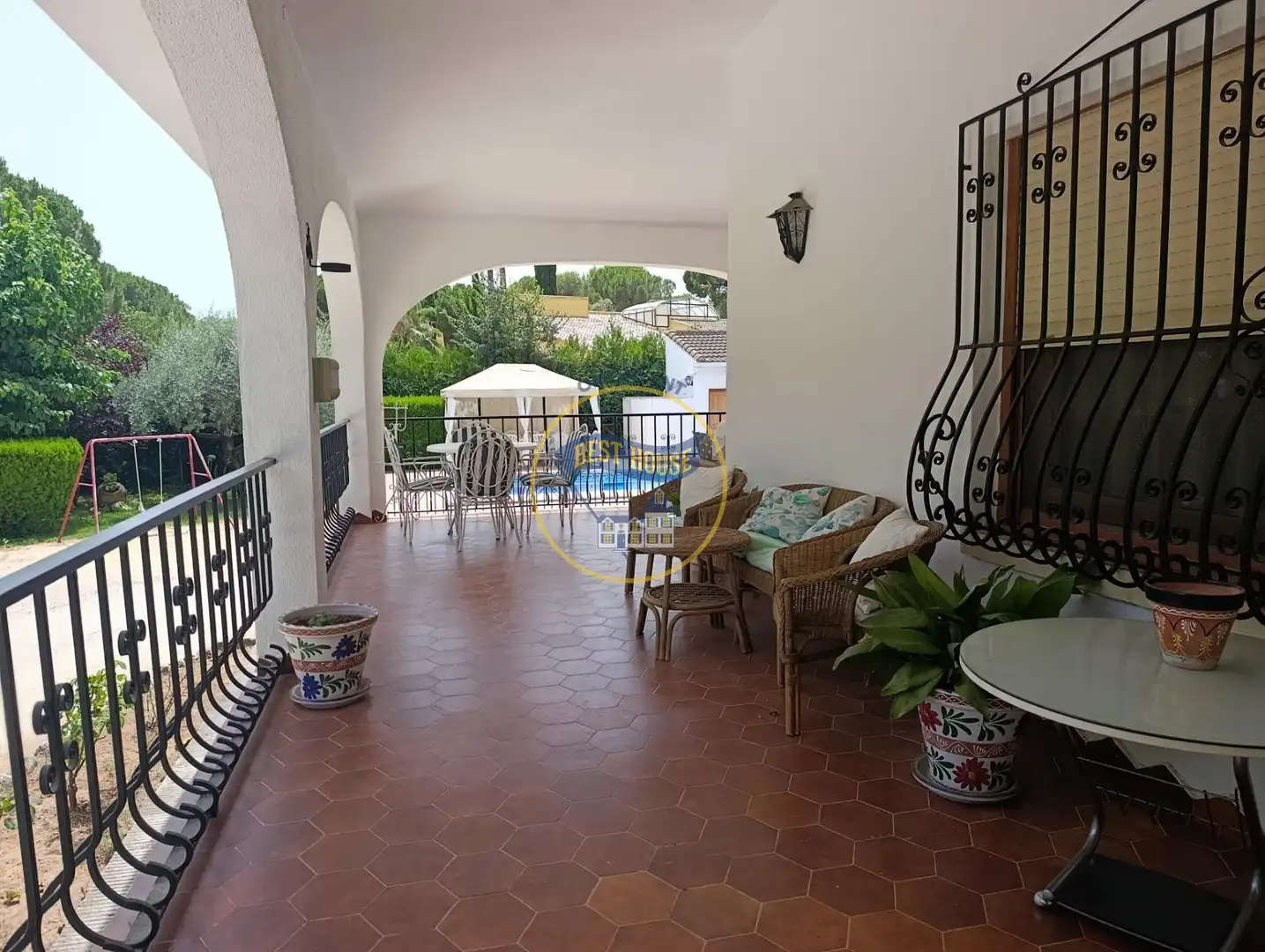 Terrassa de Casa o xalet en venda en Ontinyent amb Aire condicionat, Calefacció i Jardí privat