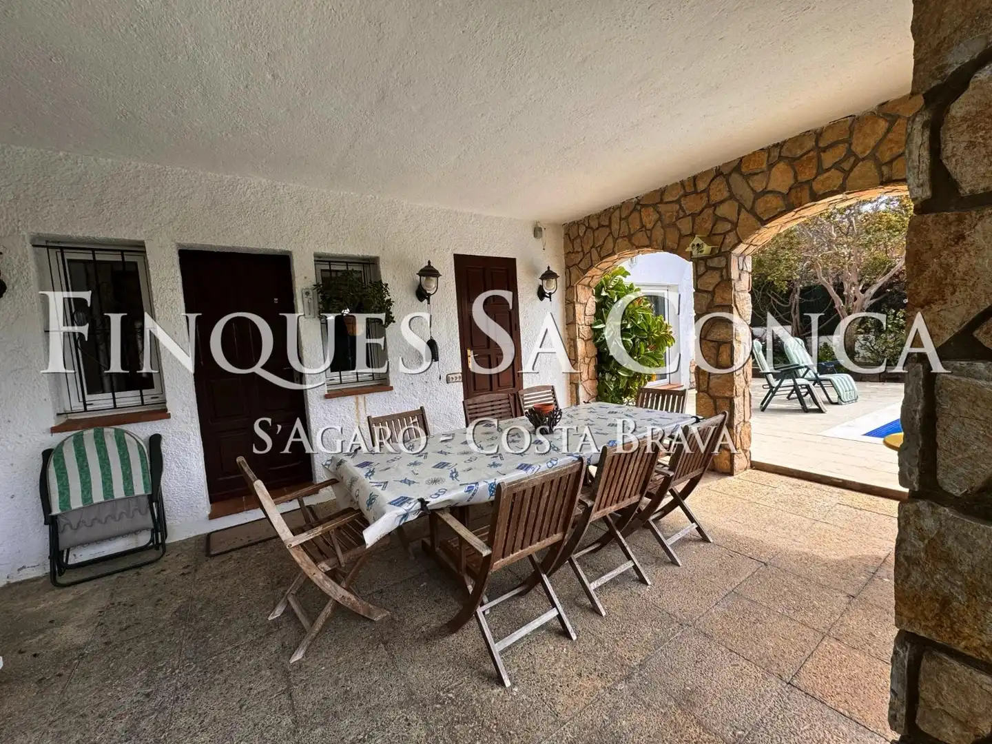Terraza de Casa o chalet en venta en Castell d'Aro, Platja d'Aro i s'Agaró con Calefacción, Piscina y Alarma