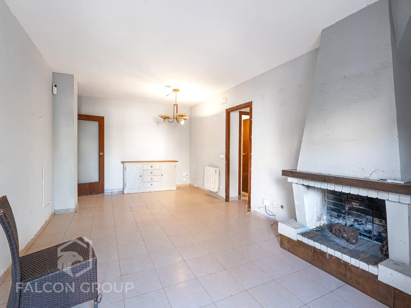 Living room of Flat for sale in Vilanova i la Geltrú  with Private garden and Balcony