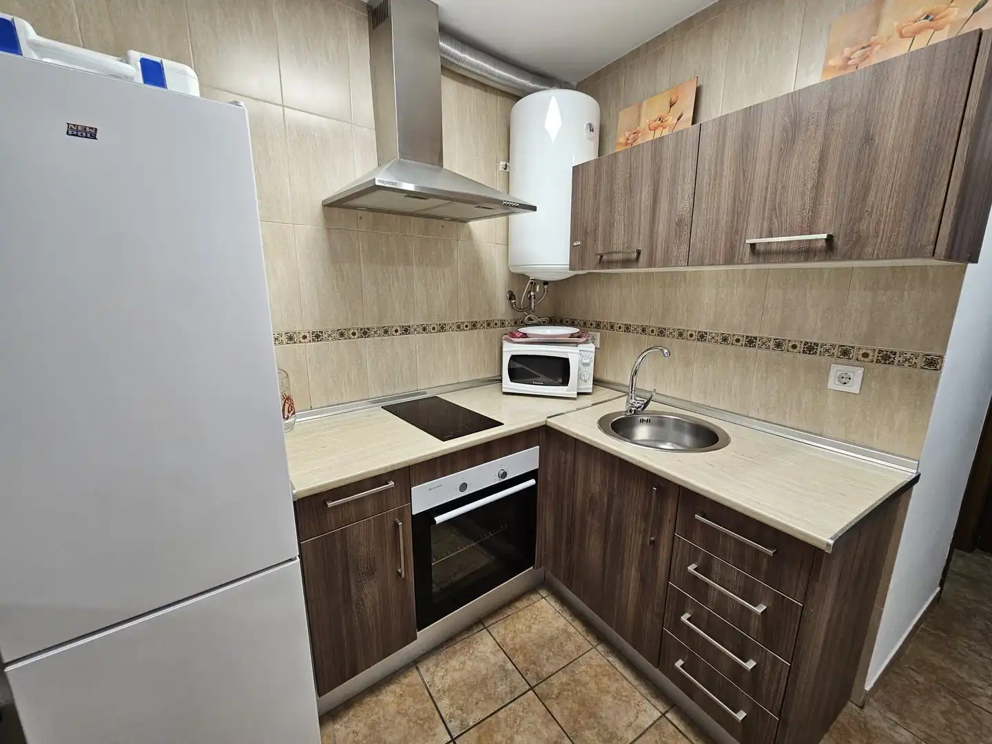 Küche von Maisonette zum Verkauf in El Bosque mit Terrasse, Möbliert und Waschmaschine