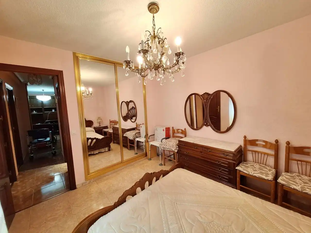 Schlafzimmer von Wohnung zum Verkauf in Fuenlabrada mit Klimaanlage, Heizung und Terrasse