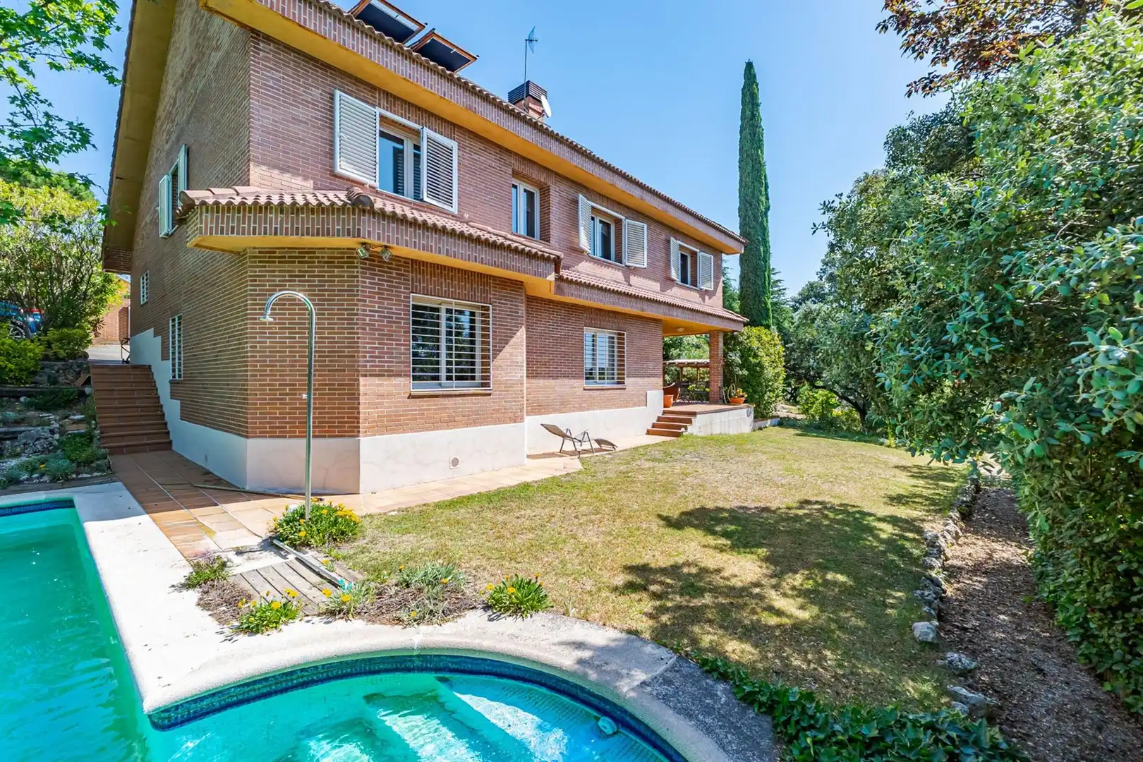 Jardín de Casa o chalet en venta en Las Rozas de Madrid con Aire acondicionado, Calefacción y Jardín privado