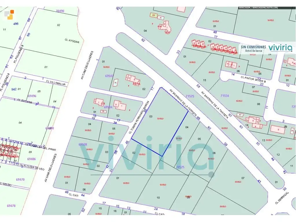 Residential land for sale in Calle Tomas Ferrando Ramon 35, imagen 2