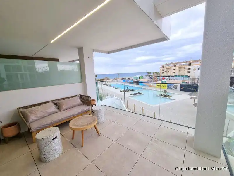 Terraza de Ático en venta en Dénia con Aire acondicionado, Calefacción y Piscina comunitaria
