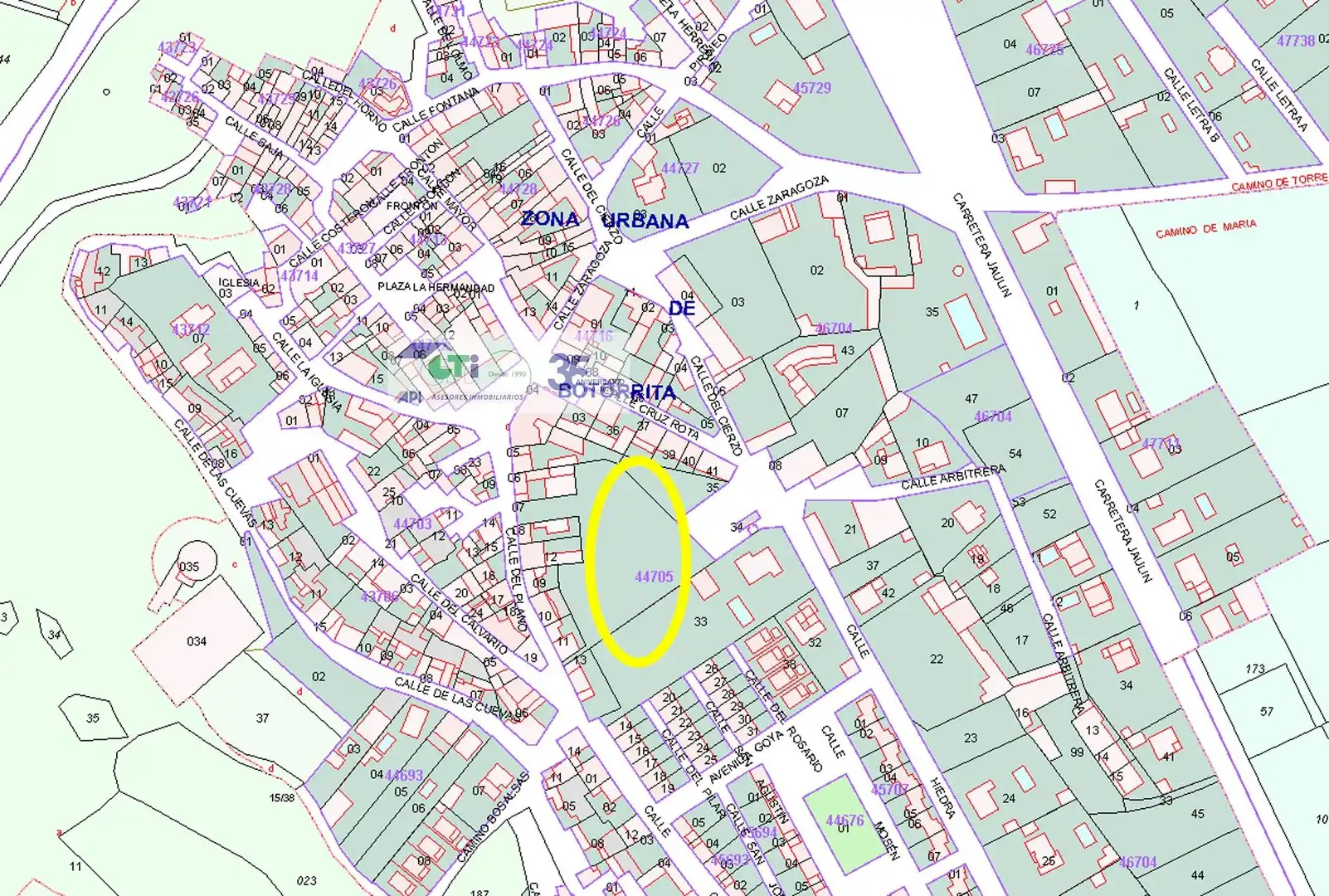 Terreno industrial en venta en Botorrita