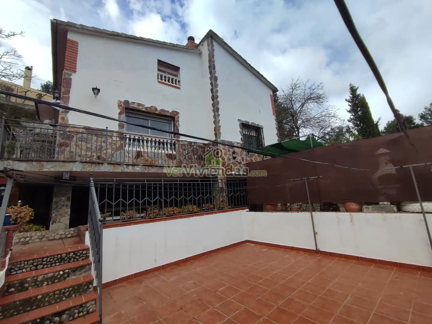 Vista exterior de Casa o xalet en venda en Vacarisses amb Calefacció, Jardí privat i Terrassa