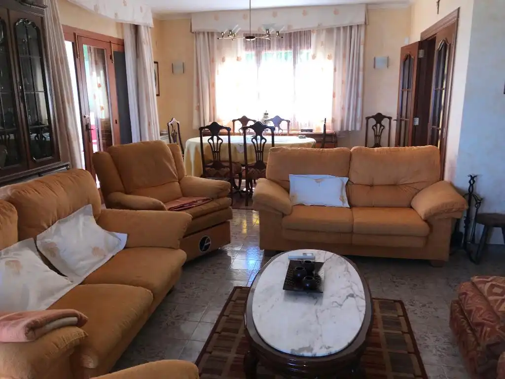 Sala de estar de Casa o chalet en venta en Peñíscola / Peníscola con Aire acondicionado, Calefacción y Jardín privado