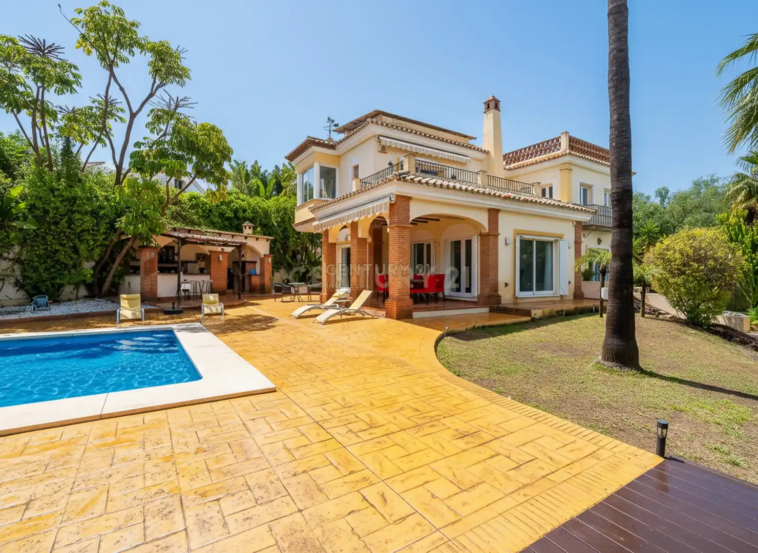 Garden of Houses for sale in Mijas  with Air Conditioner, Private garden and Storage room