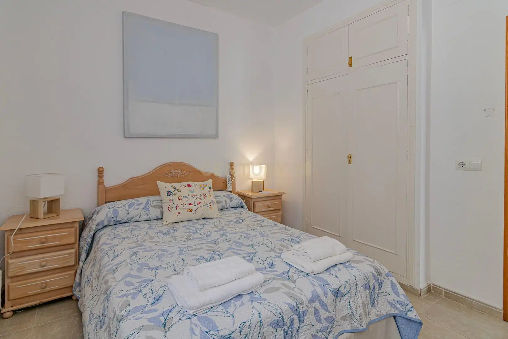 Bedroom of Houses for rent in Calpe / Calp  with Air Conditioner, Private garden and Swimming Pool
