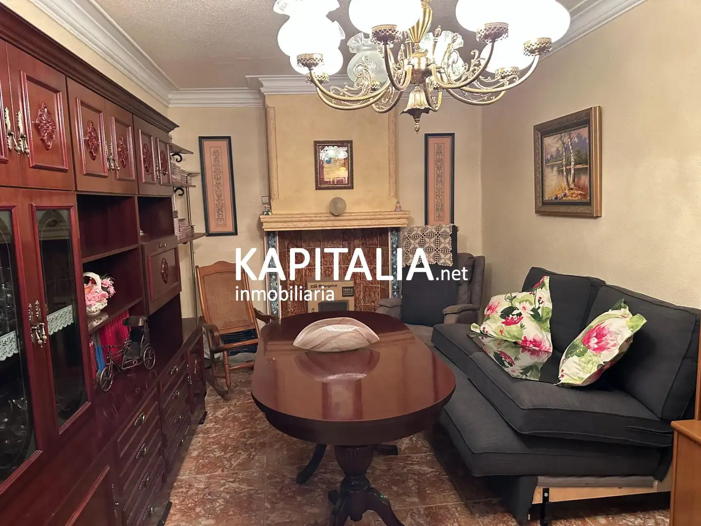 Sala d'estar de Finca rústica en venda en Otos amb Jardí privat