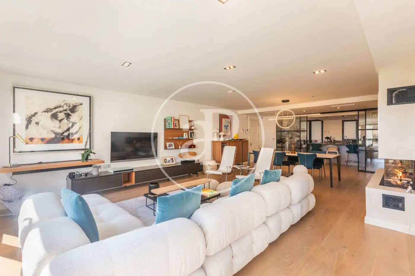 Living room of Flat for sale in Valencia  with Air Conditioner, Heating and Terrace