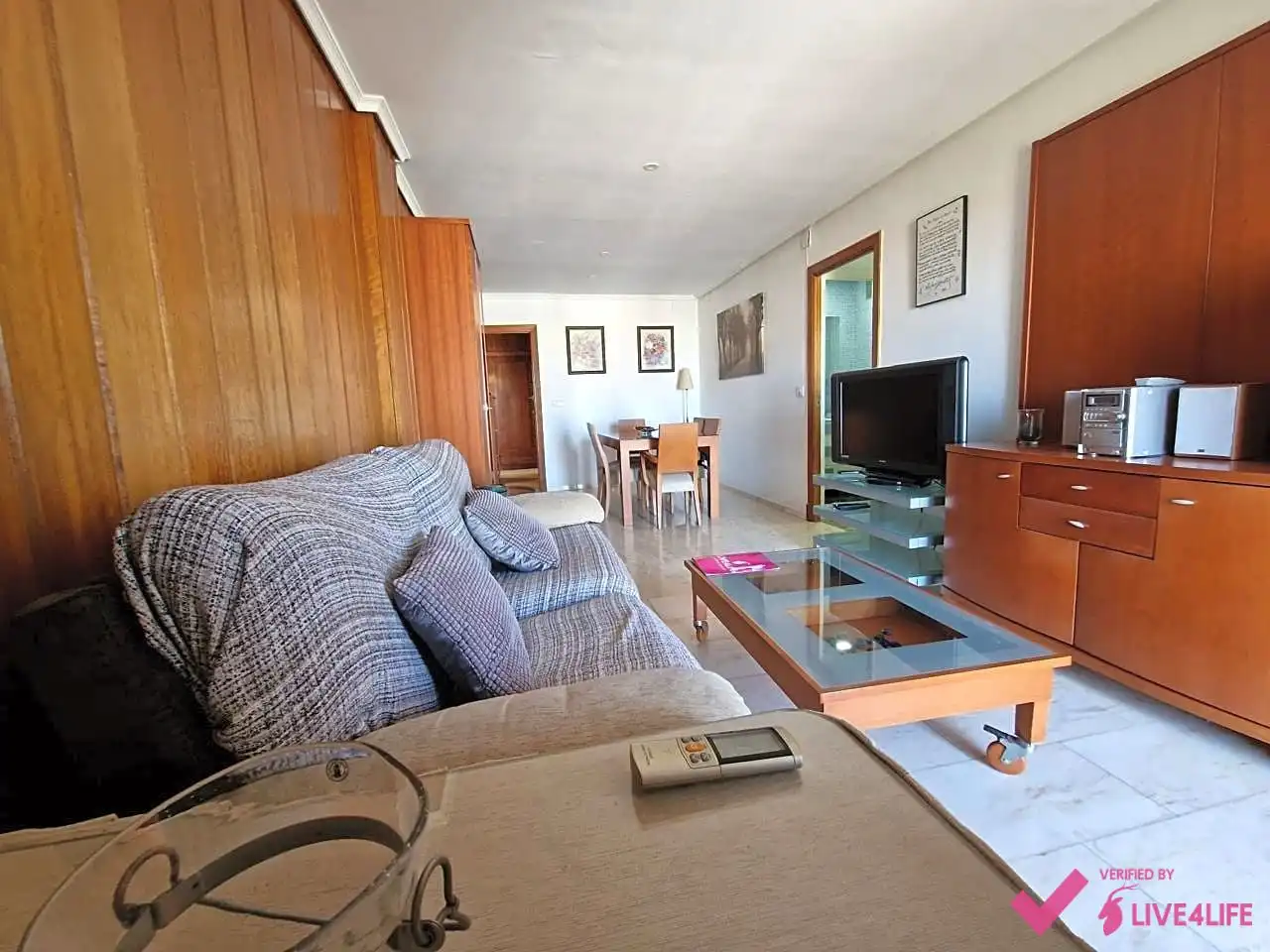 Sala de estar de Piso de alquiler en Sevilla con Aire acondicionado, Calefacción y Terraza