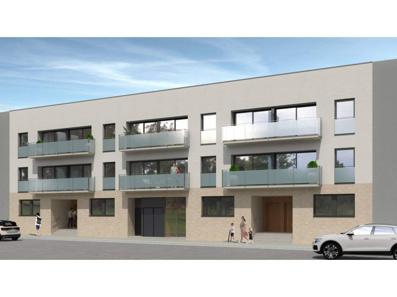 Exterior view of Flat for sale in Cardedeu  with Heating, Private garden and Parquet flooring