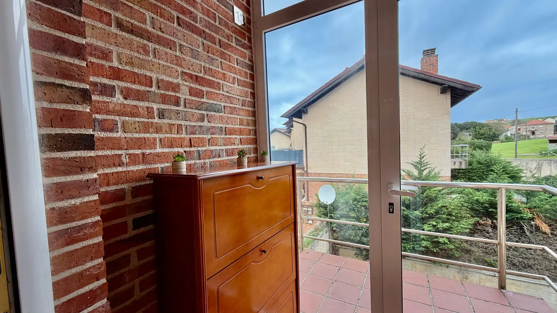 Balcony of Flat for sale in Miengo  with Terrace and Furnished