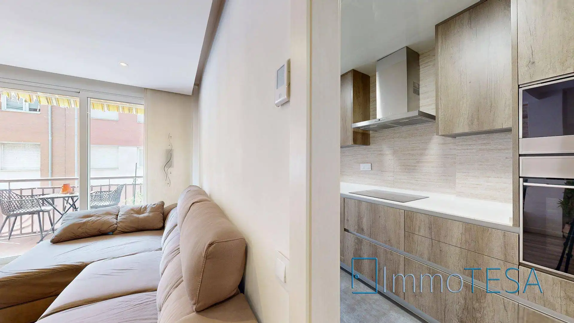Living room of Flat for sale in Sabadell  with Air Conditioner, Heating and Parquet flooring