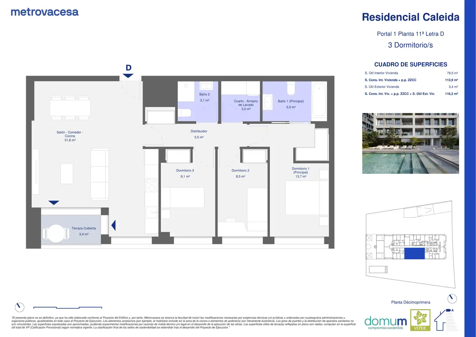 Flat with terrace for sale in Camiño de Visma a Gramela 16, imagen 2