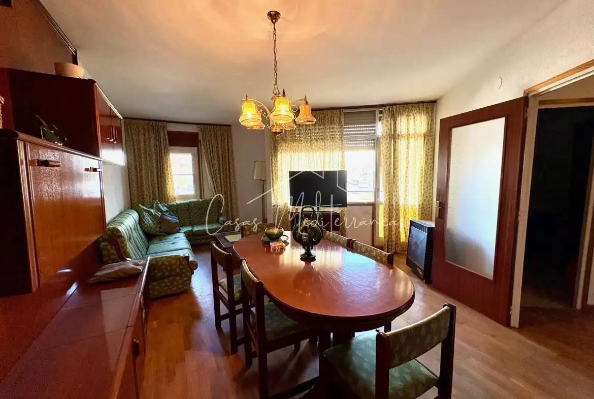 Living room of Flat for sale in Amposta  with Furnished and Alarm