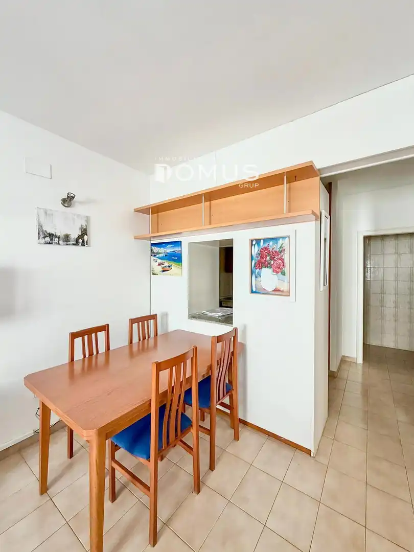 Esszimmer von Wohnung zur Miete in L'Escala mit Klimaanlage, Heizung und Terrasse