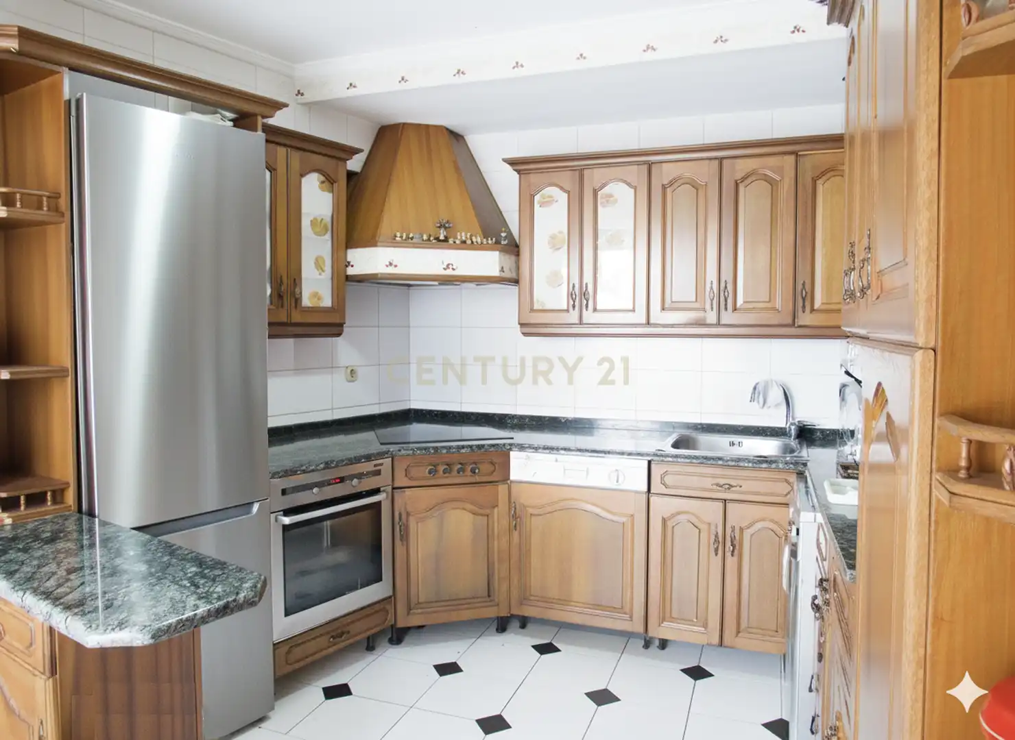 Cocina de Casa o chalet en venta en Usurbil con Horno, Lavadora y Microondas