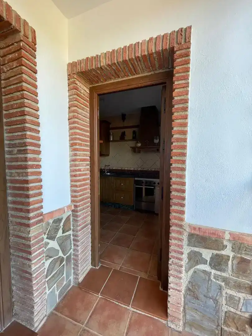 Cocina de Casa o chalet de alquiler en Álora con Aire acondicionado, Jardín privado y Piscina
