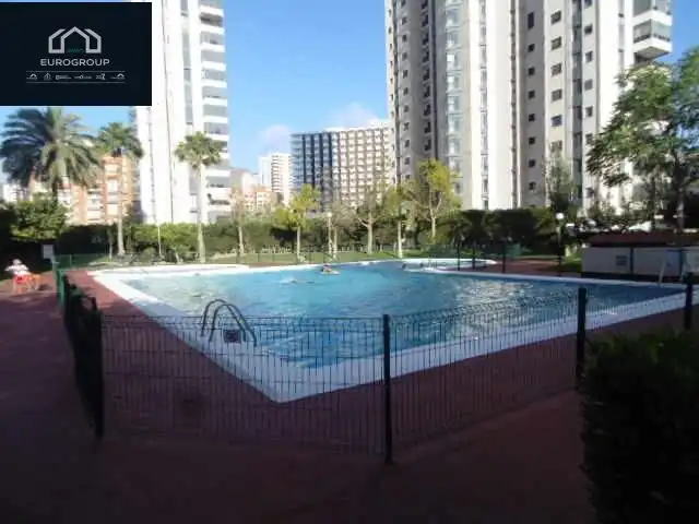 Schwimmbecken von Wohnung zur Miete in Benidorm mit Klimaanlage, Möbliert und Gemeinschaftspool