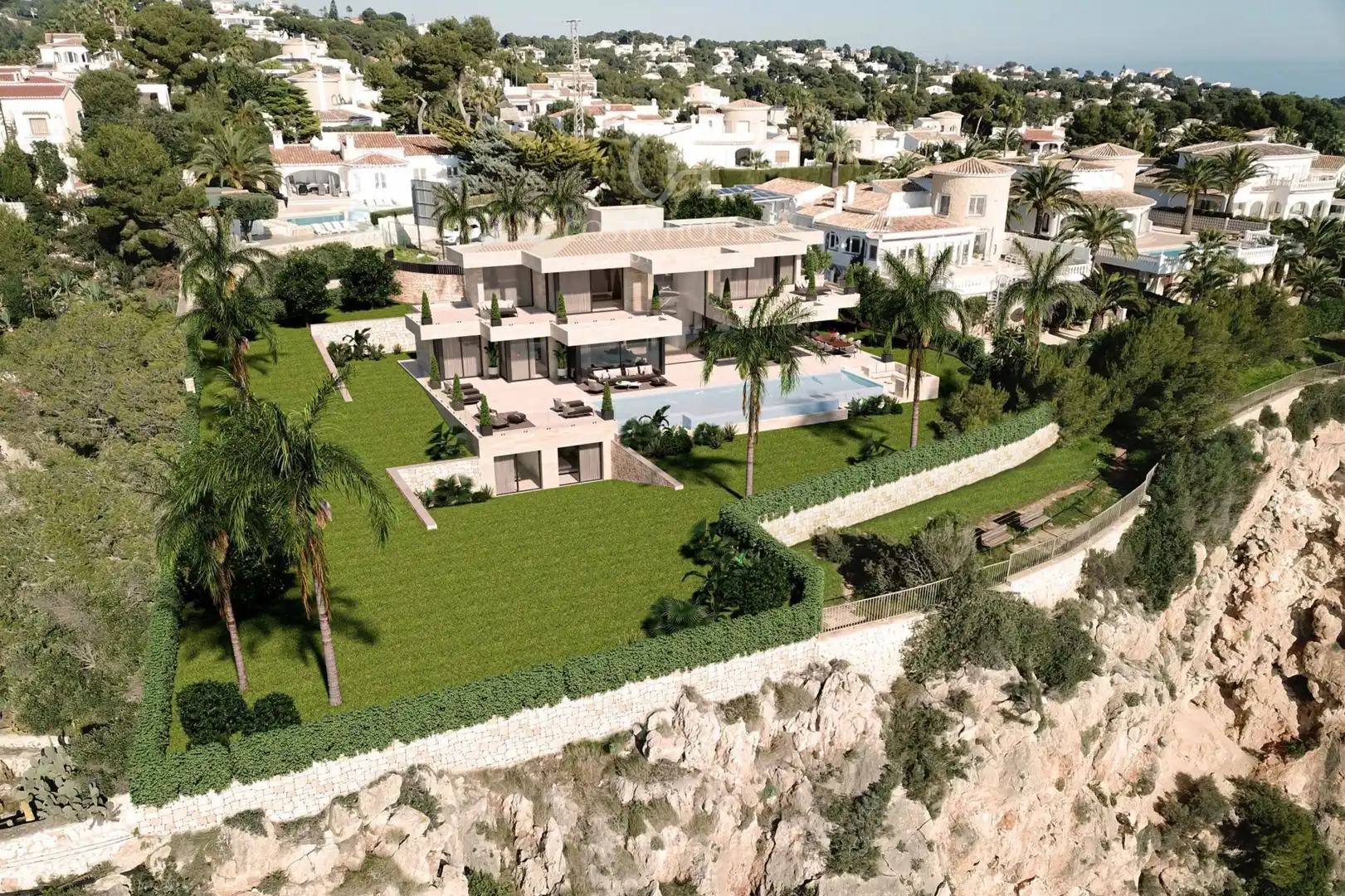 Vista exterior de Casa o chalet en venta en Jávea / Xàbia con Aire acondicionado, Jardín privado y Terraza