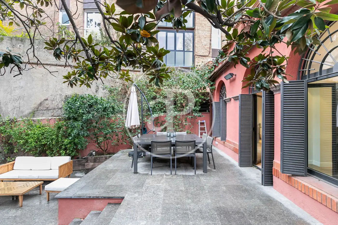 Terrasse von Wohnung zur Miete in Sarrià - Sant Gervasi
