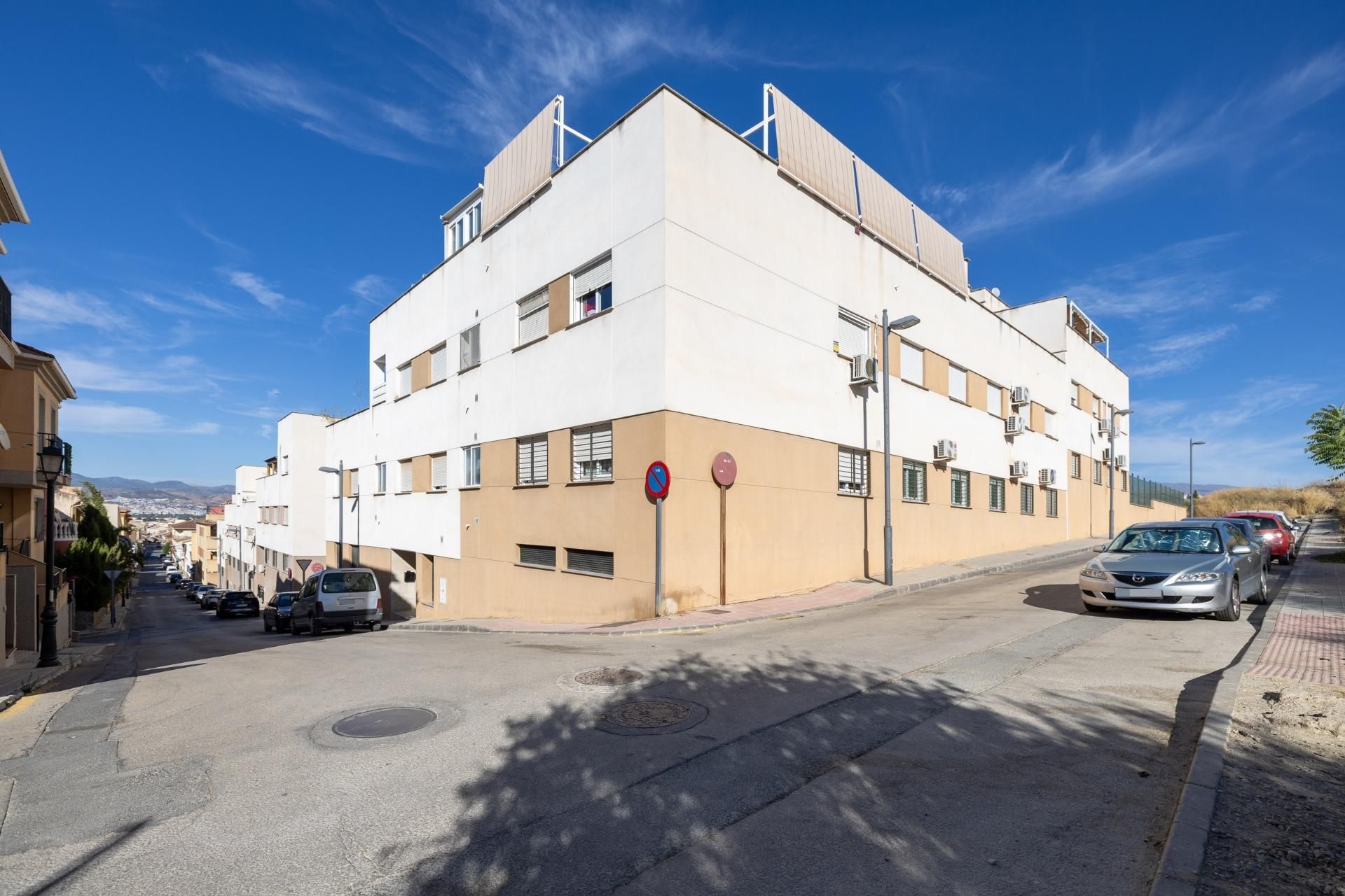Exterior view of Flat for sale in Las Gabias  with Air Conditioner, Heating and Storage room
