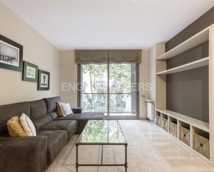 Living room of Apartment to rent in  Barcelona Capital  with Air Conditioner, Heating and Terrace